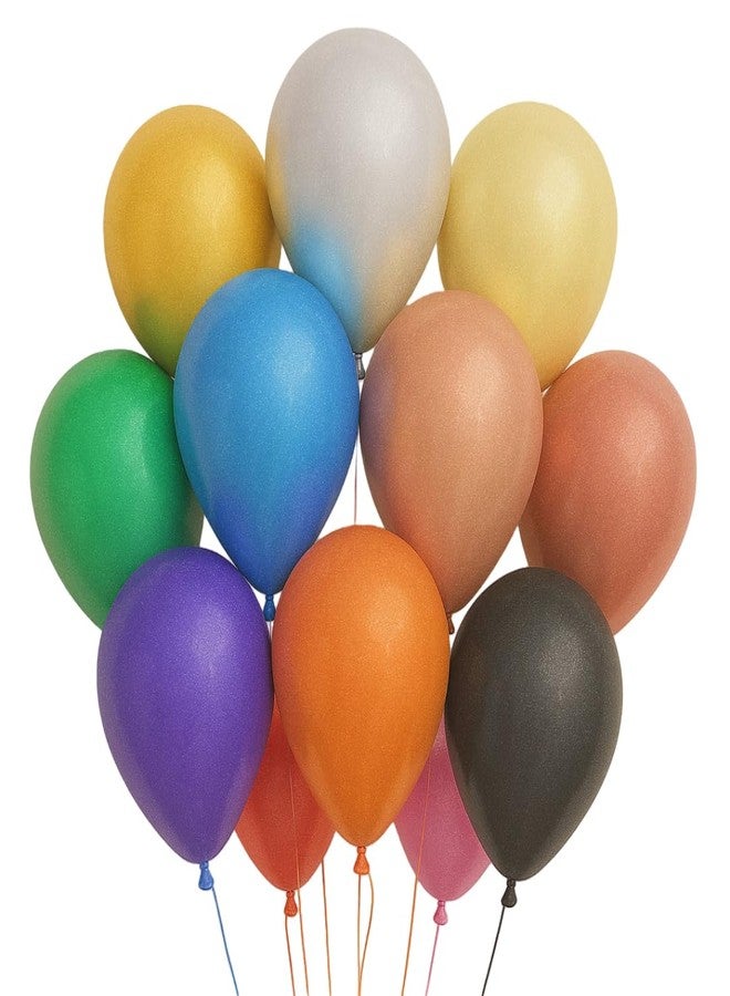 JUST PARTY بالونات معدنية من جست بارتي - عبوة من 50 بالونًا (متعددة الألوان) - Image 2